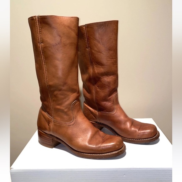 Frye Other - Frye Campus 14L Boots Saddle Brown Size Men’s 12